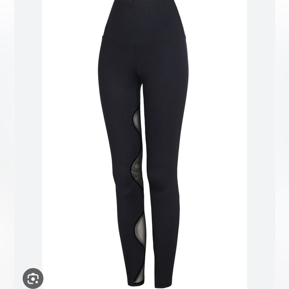 Port De Bras Bubble Leggings Black Mesh! (NWT)